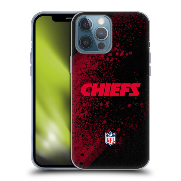 NFL Kansas City Chiefs Logo Blur Soft Gel Case for Apple iPhone 13 Pro Max