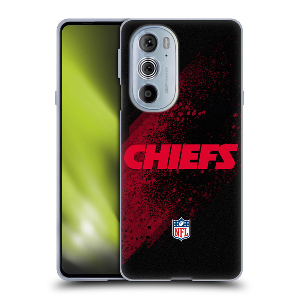 NFL Kansas City Chiefs Logo Blur Soft Gel Case for Motorola Edge X30