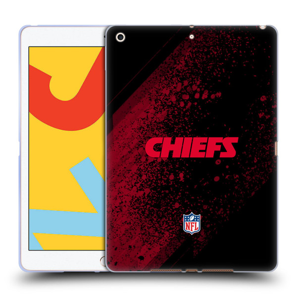 NFL Kansas City Chiefs Logo Blur Soft Gel Case for Apple iPad 10.2 2019/2020/2021