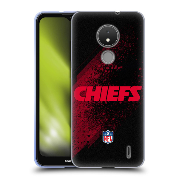 NFL Kansas City Chiefs Logo Blur Soft Gel Case for Nokia C21