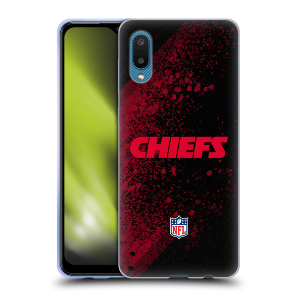 NFL Kansas City Chiefs Logo Blur Soft Gel Case for Samsung Galaxy A02/M02 (2021)