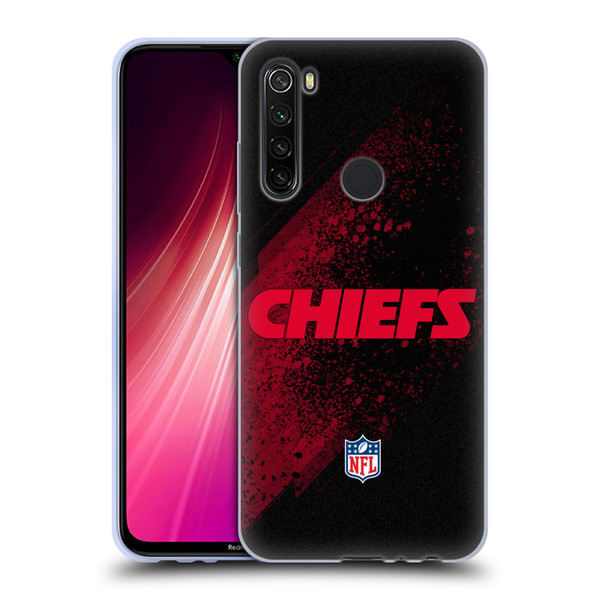 NFL Kansas City Chiefs Logo Blur Soft Gel Case for Xiaomi Redmi Note 8T