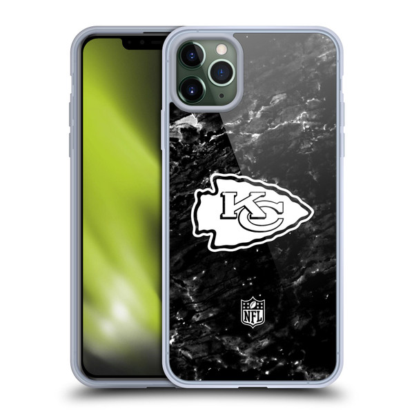 NFL Kansas City Chiefs Artwork Marble Soft Gel Case for Apple iPhone 11 Pro Max