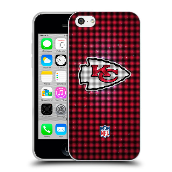 NFL Kansas City Chiefs Artwork LED Soft Gel Case for Apple iPhone 5c
