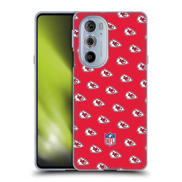 NFL Kansas City Chiefs Artwork Patterns Soft Gel Case for Motorola Edge X30