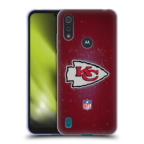 NFL Kansas City Chiefs Artwork LED Soft Gel Case for Motorola Moto E6s (2020)