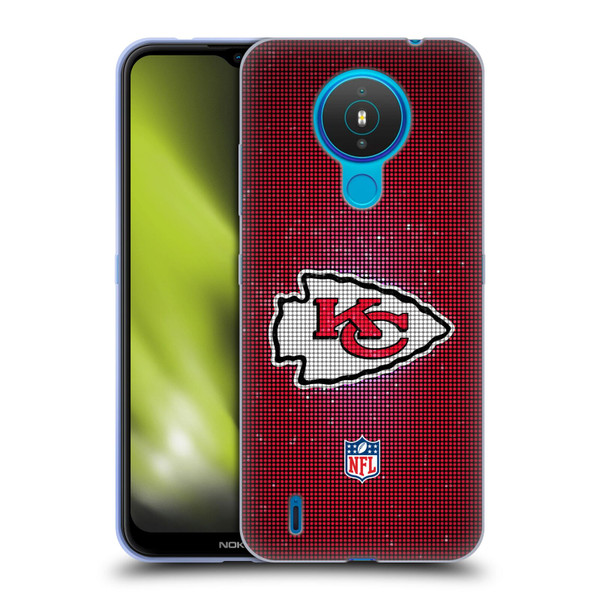 NFL Kansas City Chiefs Artwork LED Soft Gel Case for Nokia 1.4