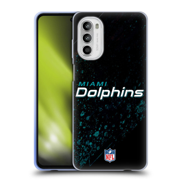 NFL Miami Dolphins Logo Blur Soft Gel Case for Motorola Moto G52