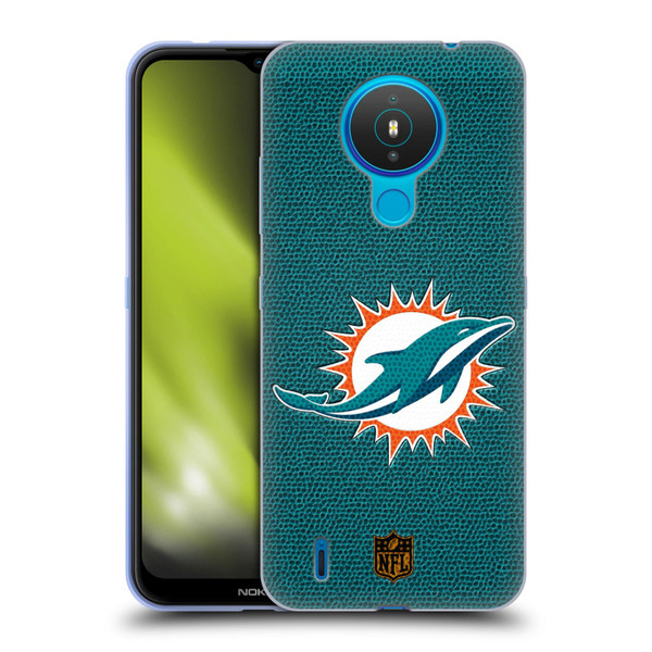NFL Miami Dolphins Logo Football Soft Gel Case for Nokia 1.4