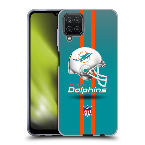 NFL Miami Dolphins Logo Helmet Soft Gel Case for Samsung Galaxy A12 (2020) NFL Miami Dolphins Logo Helmet Soft Gel Case for Samsung Galaxy A12 (2020)