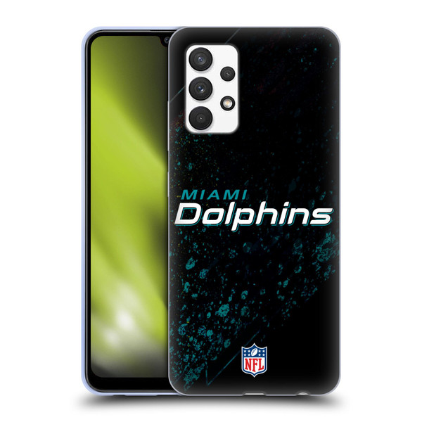 NFL Miami Dolphins Logo Blur Soft Gel Case for Samsung Galaxy A32 (2021) NFL Miami Dolphins Logo Blur Soft Gel Case for Samsung Galaxy A32 (2021)