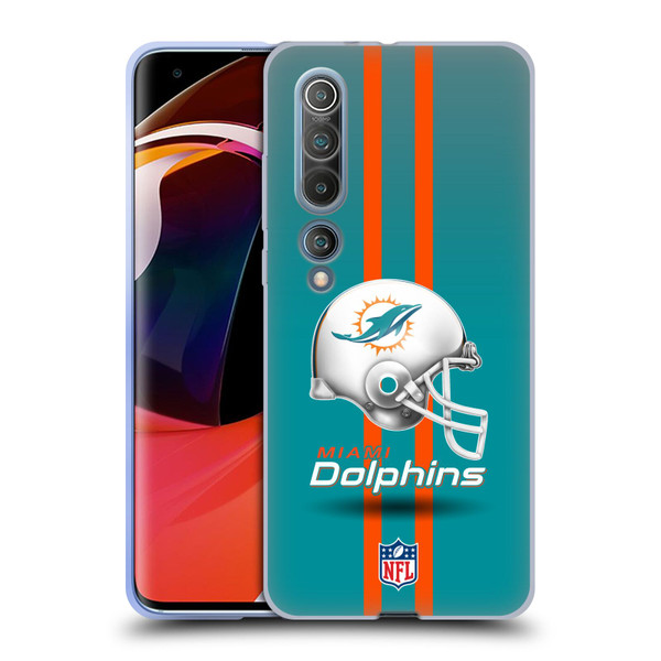 NFL Miami Dolphins Logo Helmet Soft Gel Case for Xiaomi Mi 10 5G / Mi 10 Pro 5G