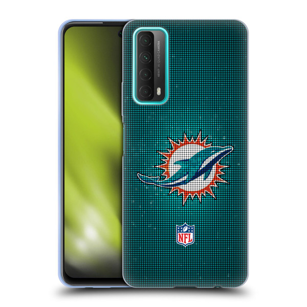 NFL Miami Dolphins Artwork LED Soft Gel Case for Huawei P Smart (2021)