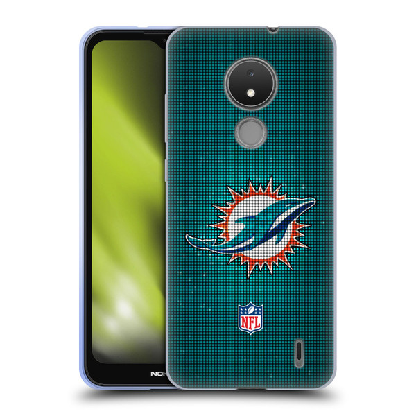 NFL Miami Dolphins Artwork LED Soft Gel Case for Nokia C21