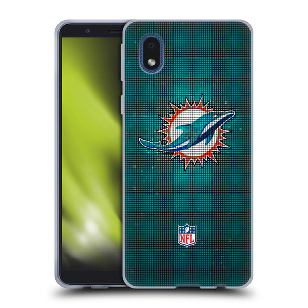 NFL Miami Dolphins Artwork LED Soft Gel Case for Samsung Galaxy A01 Core (2020)