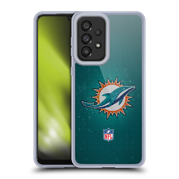 NFL Miami Dolphins Artwork LED Soft Gel Case for Samsung Galaxy A33 5G (2022)
