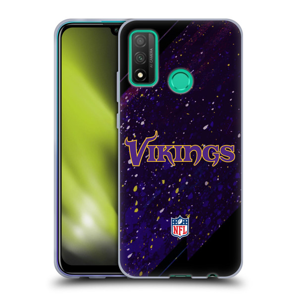 NFL Minnesota Vikings Logo Blur Soft Gel Case for Huawei P Smart (2020)