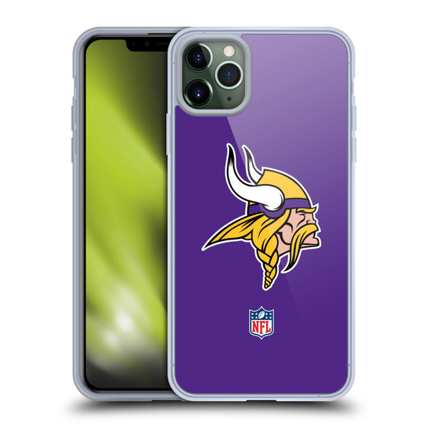 NFL Minnesota Vikings Logo Plain Soft Gel Case for Apple iPhone 11 Pro Max NFL Minnesota Vikings Logo Plain Soft Gel Case for Apple iPhone 11 Pro Max
