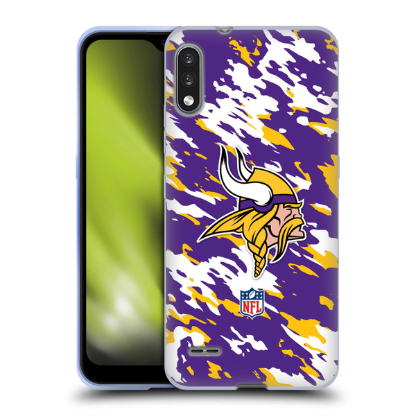 NFL Minnesota Vikings Logo Camou Soft Gel Case for LG K22
