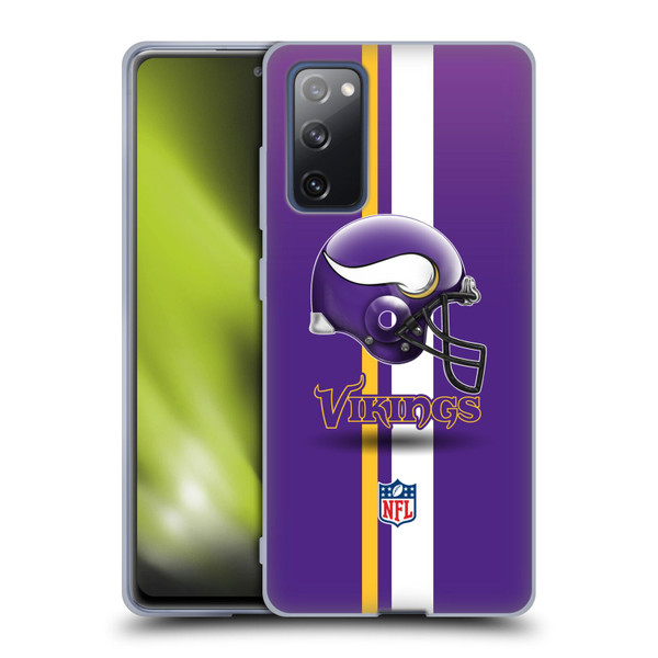 NFL Minnesota Vikings Logo Helmet Soft Gel Case for Samsung Galaxy S20 FE / 5G