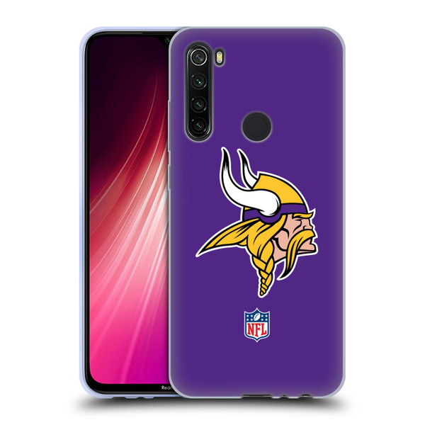 NFL Minnesota Vikings Logo Plain Soft Gel Case for Xiaomi Redmi Note 8T