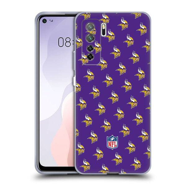 NFL Minnesota Vikings Artwork Patterns Soft Gel Case for Huawei Nova 7 SE/P40 Lite 5G