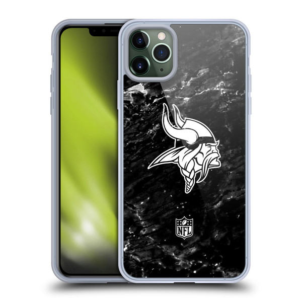 NFL Minnesota Vikings Artwork Marble Soft Gel Case for Apple iPhone 11 Pro Max