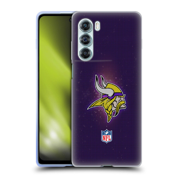NFL Minnesota Vikings Artwork LED Soft Gel Case for Motorola Edge S30 / Moto G200 5G