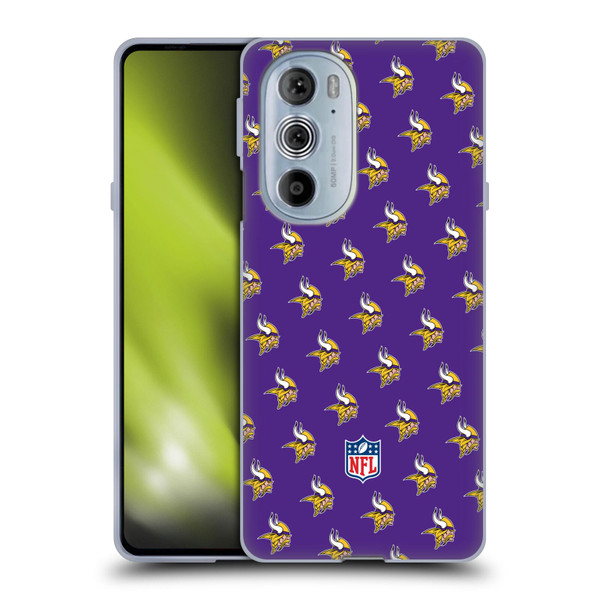 NFL Minnesota Vikings Artwork Patterns Soft Gel Case for Motorola Edge X30