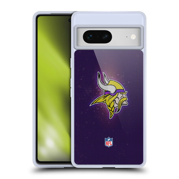 NFL Minnesota Vikings Artwork LED Soft Gel Case for Google Pixel 7
