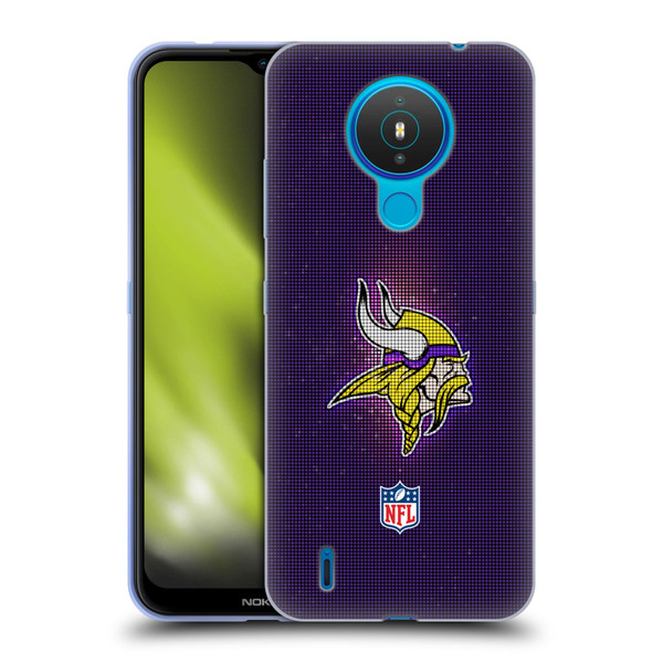 NFL Minnesota Vikings Artwork LED Soft Gel Case for Nokia 1.4