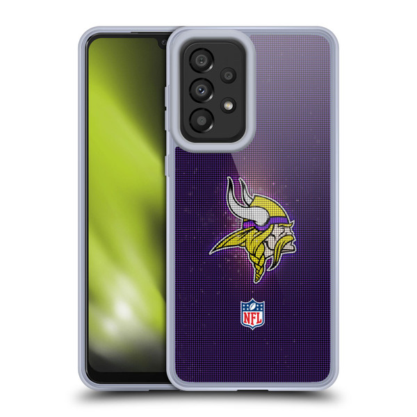 NFL Minnesota Vikings Artwork LED Soft Gel Case for Samsung Galaxy A33 5G (2022)