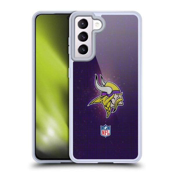 NFL Minnesota Vikings Artwork LED Soft Gel Case for Samsung Galaxy S21 5G