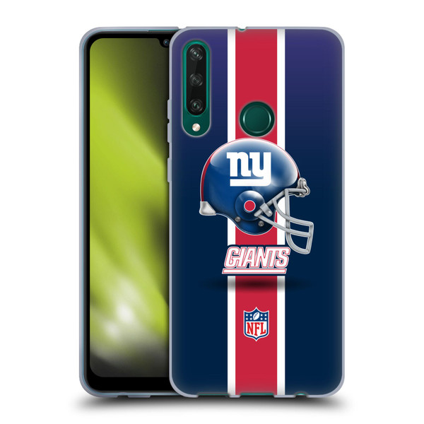 NFL New York Giants Logo Helmet Soft Gel Case for Huawei Y6p