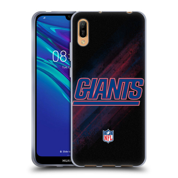 NFL New York Giants Logo Blur Soft Gel Case for Huawei Y6 Pro (2019)