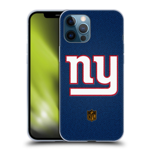 NFL New York Giants Logo Football Soft Gel Case for Apple iPhone 12 Pro Max
