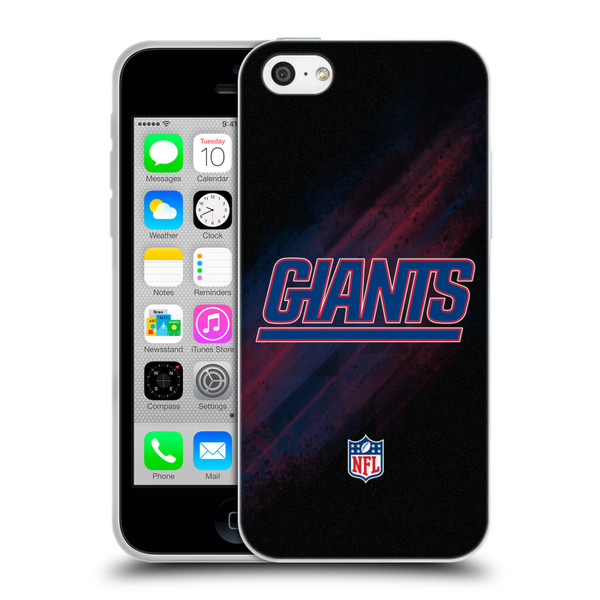 NFL New York Giants Logo Blur Soft Gel Case for Apple iPhone 5c