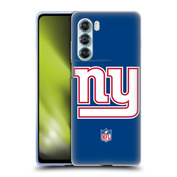 NFL New York Giants Logo Plain Soft Gel Case for Motorola Edge S30 / Moto G200 5G