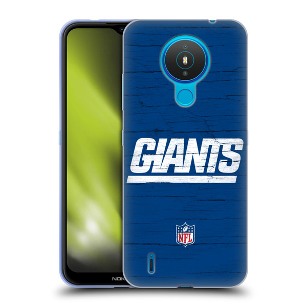 NFL New York Giants Logo Distressed Look Soft Gel Case for Nokia 1.4