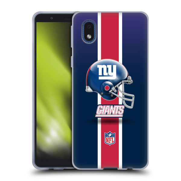 NFL New York Giants Logo Helmet Soft Gel Case for Samsung Galaxy A01 Core (2020)