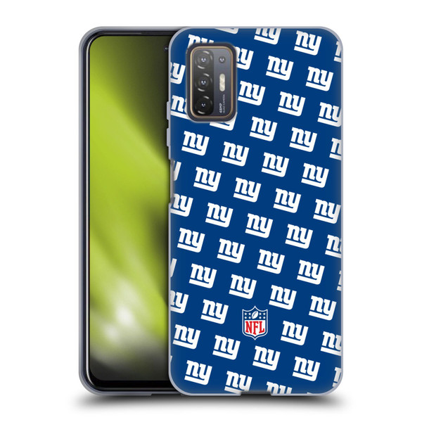 NFL New York Giants Artwork Patterns Soft Gel Case for HTC Desire 21 Pro 5G