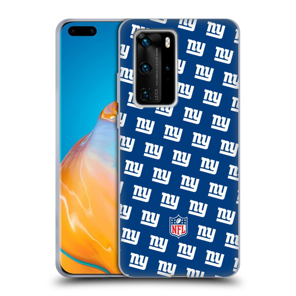 NFL New York Giants Artwork Patterns Soft Gel Case for Huawei P40 Pro / P40 Pro Plus 5G