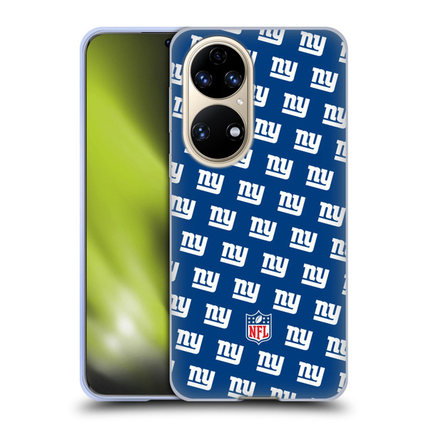 NFL New York Giants Artwork Patterns Soft Gel Case for Huawei P50