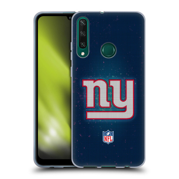 NFL New York Giants Artwork LED Soft Gel Case for Huawei Y6p