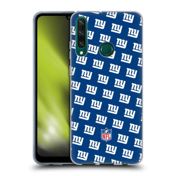 NFL New York Giants Artwork Patterns Soft Gel Case for Huawei Y6p
