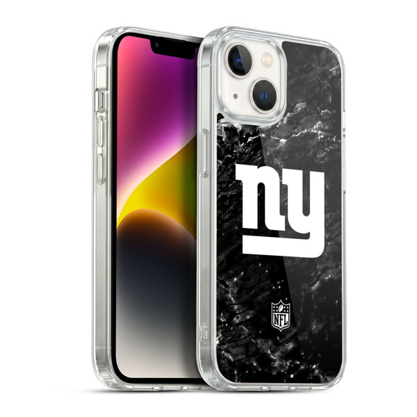 NFL New York Giants Artwork Marble Soft Gel Case for Apple iPhone 14
