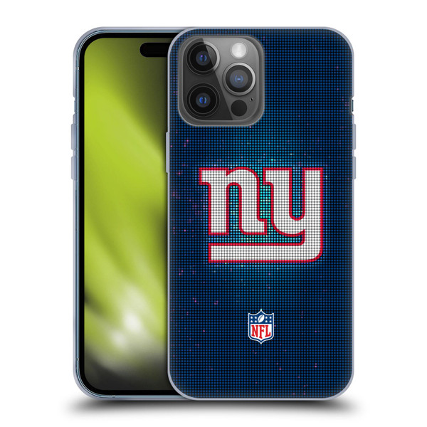NFL New York Giants Artwork LED Soft Gel Case for Apple iPhone 14 Pro Max