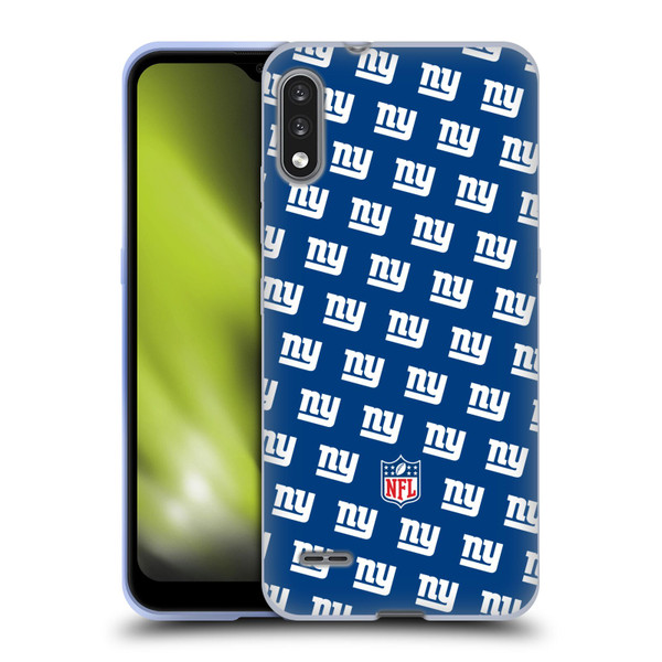 NFL New York Giants Artwork Patterns Soft Gel Case for LG K22