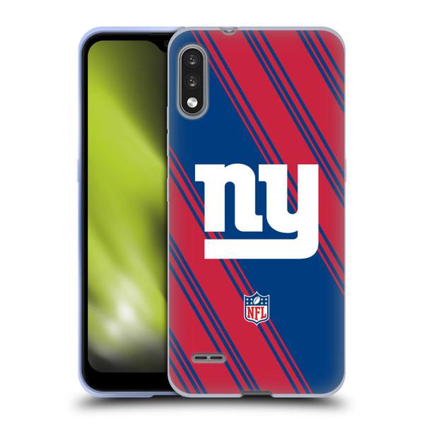 NFL New York Giants Artwork Stripes Soft Gel Case for LG K22