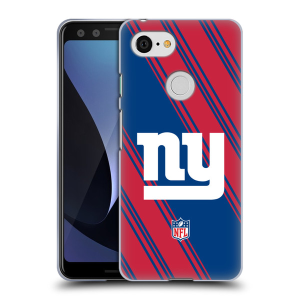 NFL New York Giants Artwork Stripes Soft Gel Case for Google Pixel 3